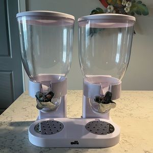 Double Cereal Dispenser with Portion